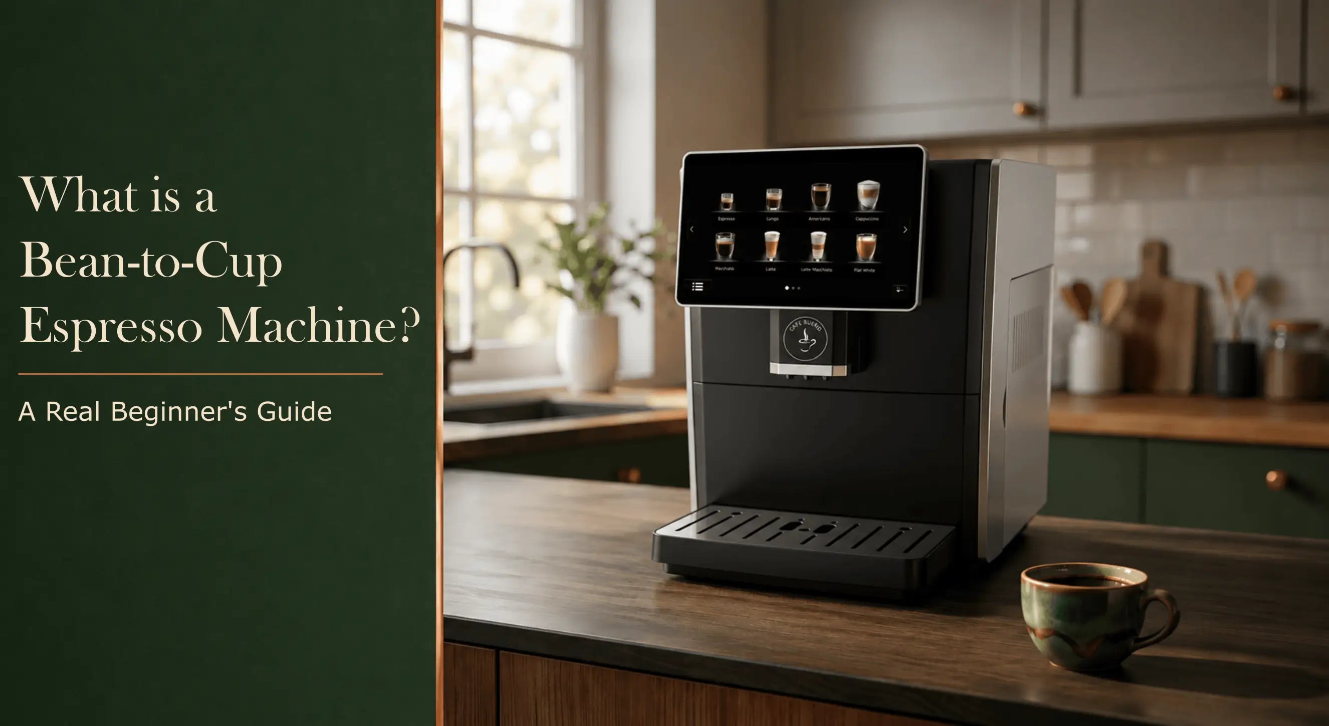 What Is a Bean-to-Cup Espresso Machine? A Real Beginner's Guide