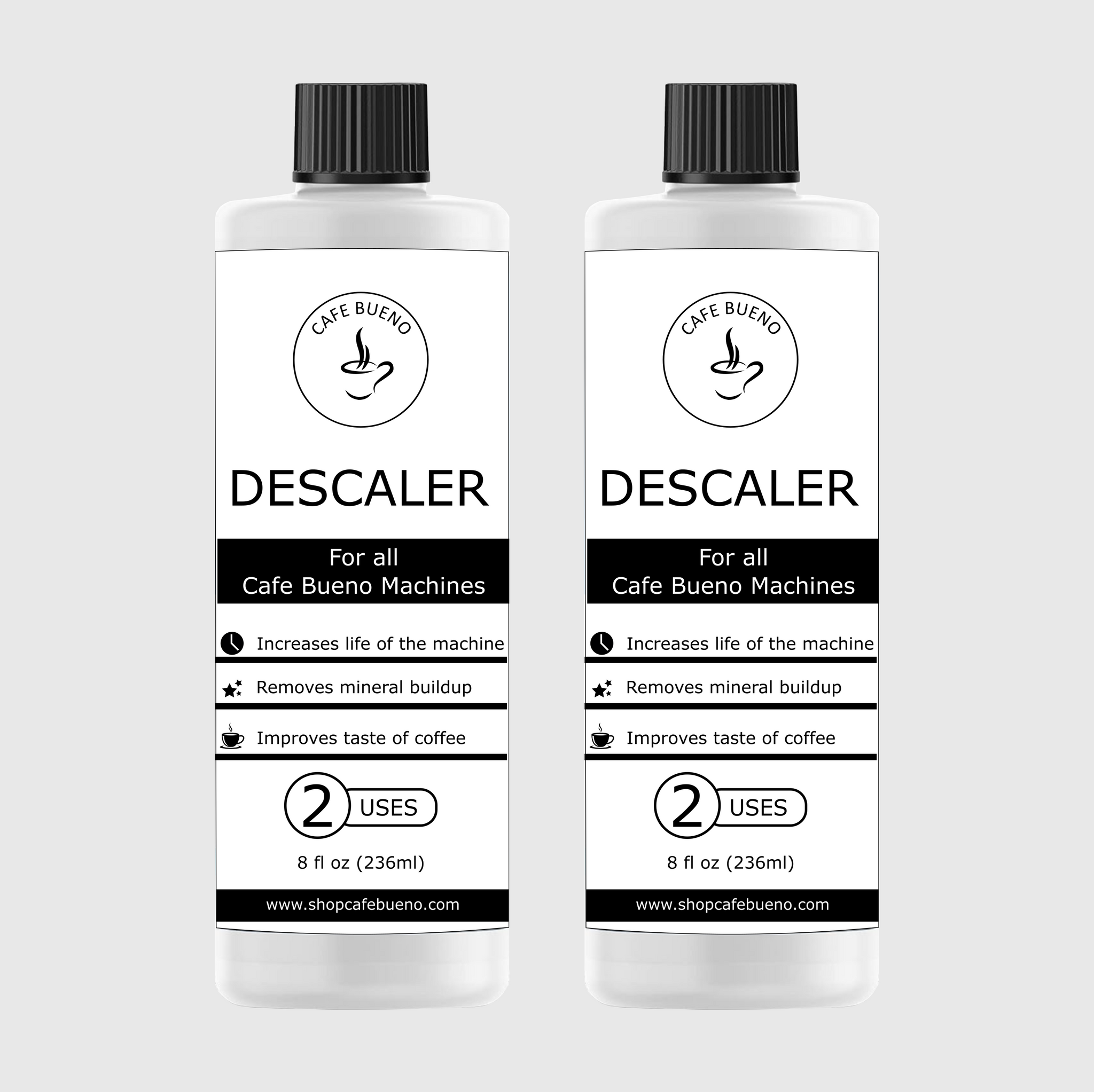 Descaler specifically formulated for all Cafe Bueno coffee and latte machines. Keep your coffee tasting its best with our cleaning products.