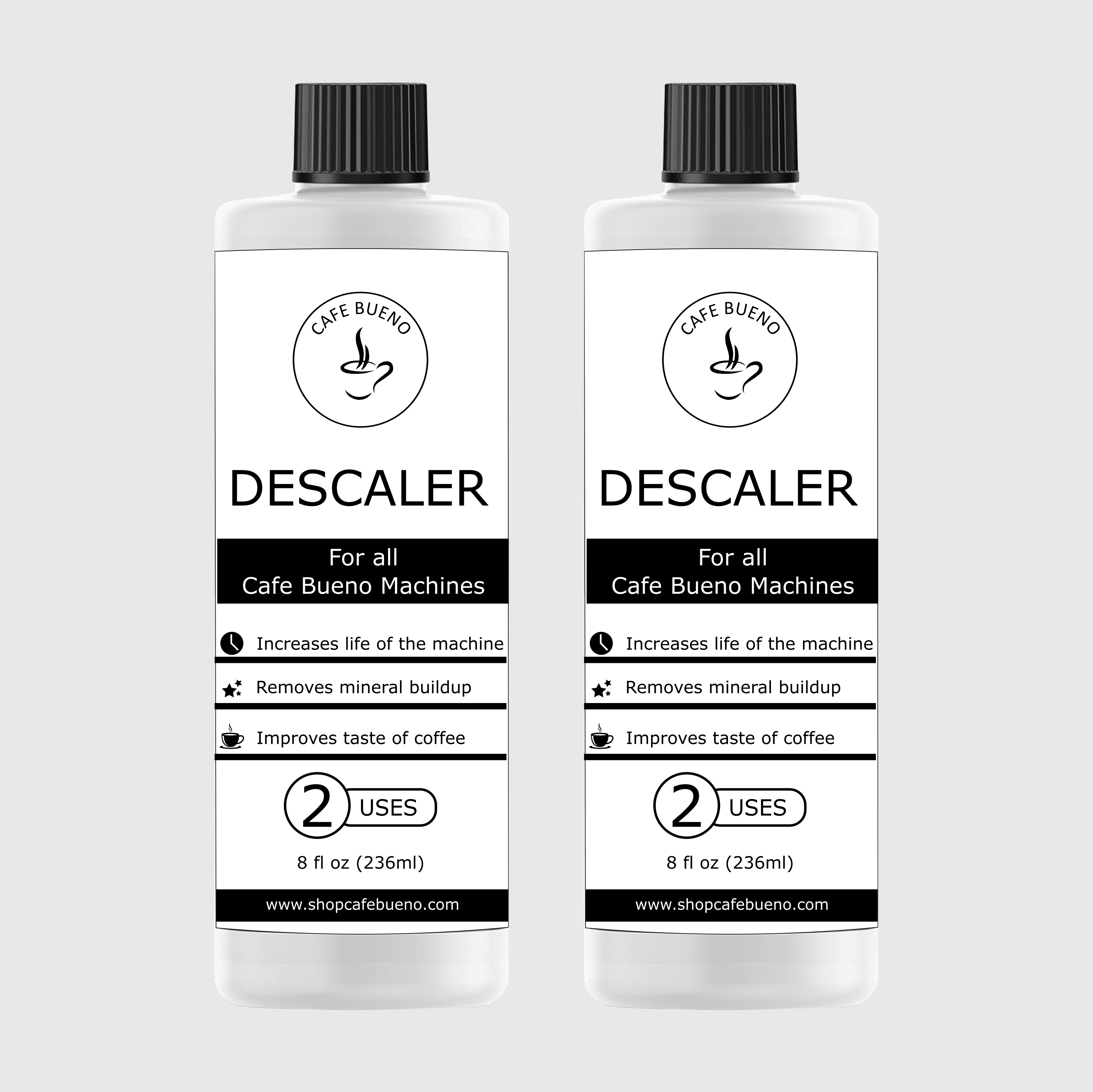Descaler specifically formulated for all Cafe Bueno coffee and latte machines. Keep your coffee tasting its best with our cleaning products.